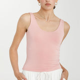 About The Basics Scoop Neck Tank