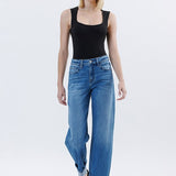 Kate High Rise Barrel Jean (Vervet)