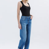 Kate High Rise Barrel Jean (Vervet)