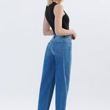 Kate High Rise Barrel Jean (Vervet)