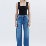 Kate High Rise Barrel Jean (Vervet)