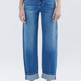 Kate High Rise Barrel Jean (Vervet)