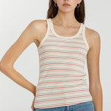 Multi Stripe Ribbed Tank