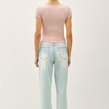Just Mauvelous Square Neck Tee