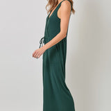 Surplice Neck Jumpsuit