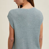 Button Up Sweater Vest