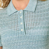 Perfect In Polo Sweater Top