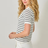 Perfect In Polo Sweater Top
