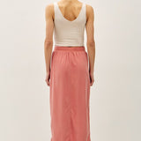 A-Line Tencel Midi Skirt