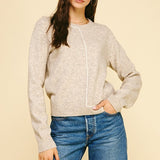 Stitch Detail Knit Sweater