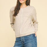 Stitch Detail Knit Sweater