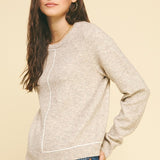 Stitch Detail Knit Sweater
