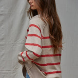 Graham Striped Polo Pullover
