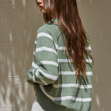 Graham Striped Polo Pullover