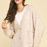 Oversized Pocket Cardigan