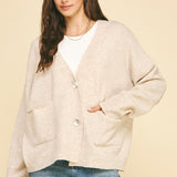 Oversized Pocket Cardigan
