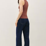 About The Basics Double Lined Square Neck Tank