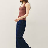 About The Basics Double Lined Square Neck Tank