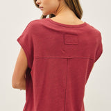 Breezy & Boxy Cap Sleeve Tee