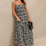 Sweetheart Woven Maxi Dress