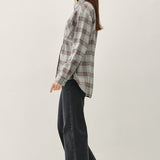 Small Plaid Flannel Shirt