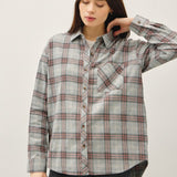 Small Plaid Flannel Shirt