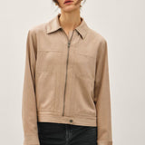 Suede Feels Collared Jacket