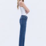 Cheryl Trouser Hem Flare Jean (Vervet)