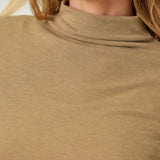Mock Neck Layering Top