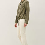 Blouson Style Tencel Jacket