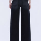 Olivia Stud Detail Wide Leg Jean (Vervet)