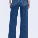 Melanie Trouser Press Wide Leg Jean (Flying Monkey)