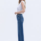 Melanie Trouser Press Wide Leg Jean (Flying Monkey)
