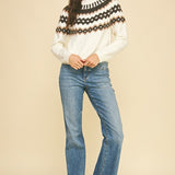 Vintage Geo Print Sweater