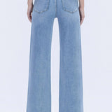 Olivia Full Length Wide Leg Jean (Vervet)