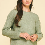 Diamond Texture Knit Sweater