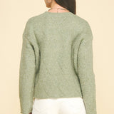 Diamond Texture Knit Sweater