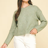 Diamond Texture Knit Sweater