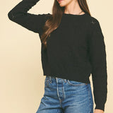 Tally Textured Knit Sweater