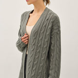 Chunky Cable Knit Cardigan