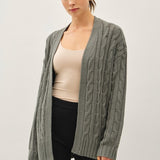 Chunky Cable Knit Cardigan