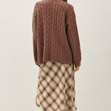 Chunky Cable Knit Cardigan