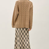 Chunky Cable Knit Cardigan
