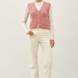 Varsity Style Sweater Vest