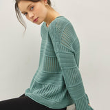 Fisherman Crochet Sweater