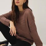 Fisherman Crochet Sweater