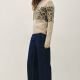 Floral Accent Ultra Soft Sweater