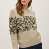 Floral Accent Ultra Soft Sweater