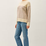 Minimal Stripe Wool Blend Sweater