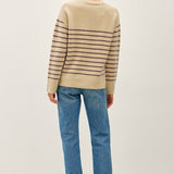 Minimal Stripe Wool Blend Sweater